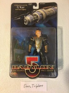 1997 - Wb Toys / Exclusive Premiere Dist - Babylon 5 Earth Alliance Space Station - Ambassador G'Kar Action Figure - W/ Narn Fighter - Rare - Out Of Production - New - Collectible (611385200154)