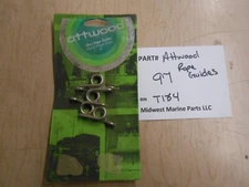 97 Attwood Marine Rope Guides Nickel Plated Brass 97 NOS T134