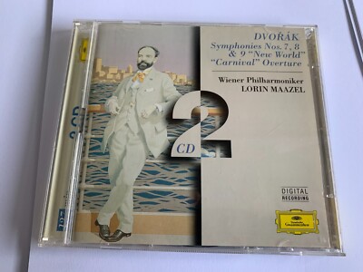 Dvorák: Symphonies Nos. 7, 8 & 9 New World Carnival Overture 2 CD MINT/NM [B3A]