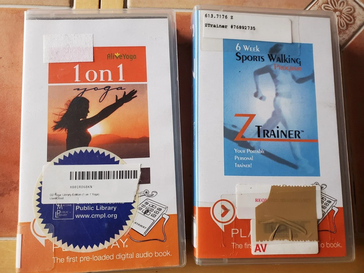 Fitness Yoga Walking Two PLAYAWAY Digital Audio Books ex
