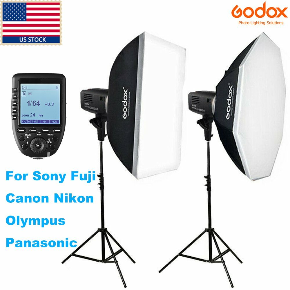 1200W 2x Godox AD600BM 600W HSS 1/8000s Outdoor Studio Flash+  