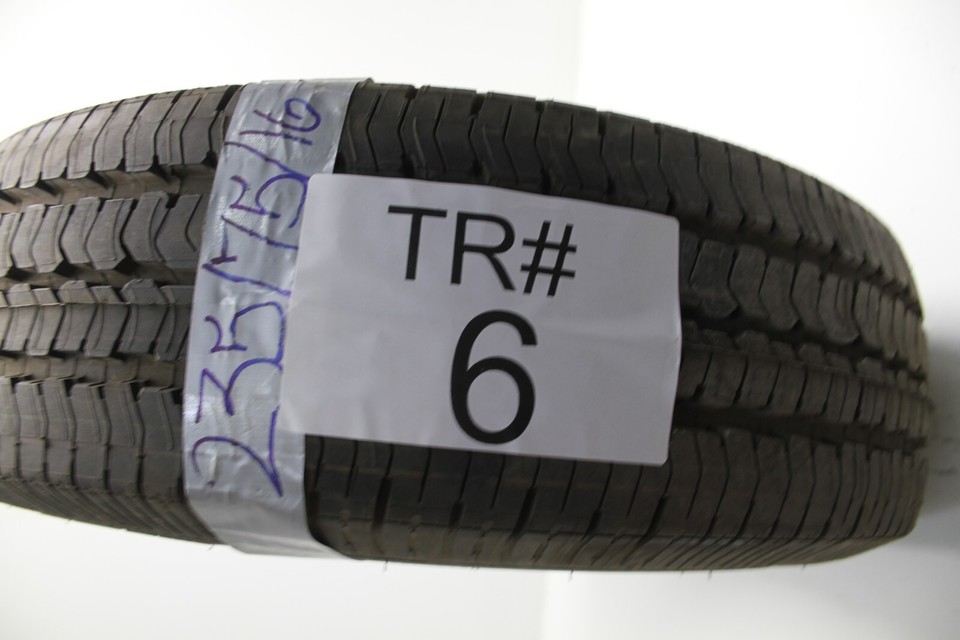 P235/75R16 Goodyear Wrangler All seasons ST 106S USED TIRE 11.5/32 TR#6 ...