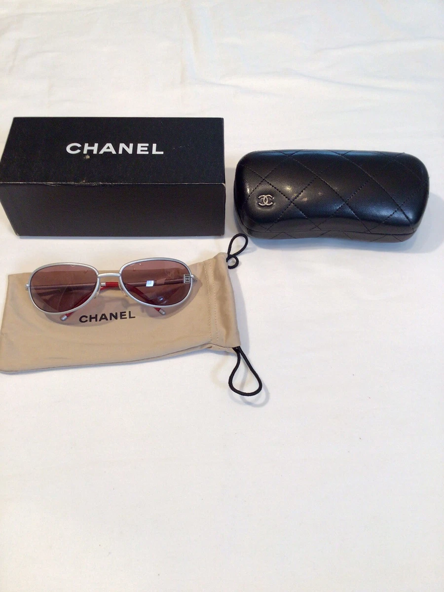 CHANEL Silver Purple Sunglasses for Women for sale | eBay display picture 2