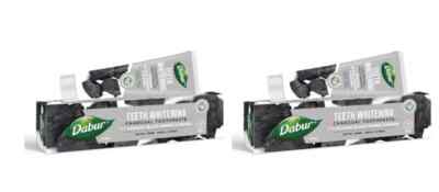 2X Dabur Kräuter Aktivkohle Zahnpasta 100ml Ayurvedische Pflege