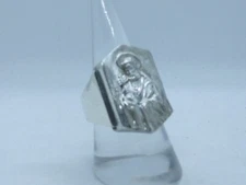 SAINT PETER HEAVEN KEY 925 STERLING SILVER POPE RING SAN PIETRO CHIAVE PARADISO