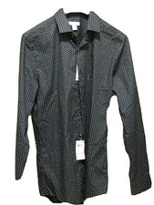 Bar III Mens Dress Shirt Size 15-15 1/2 Slim Fit Stretch 65