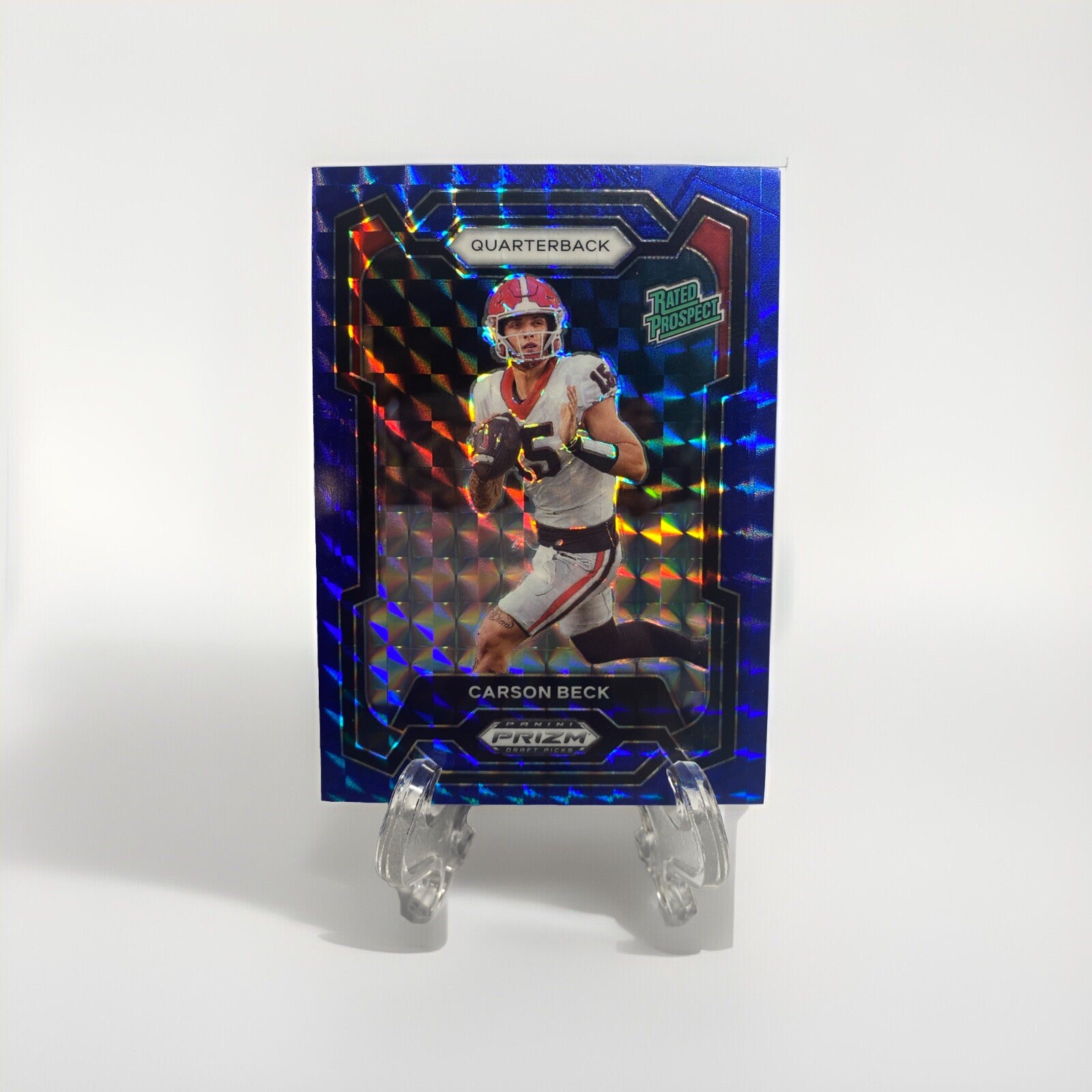 2024 Prizm Draft Picks Carson Beck Blue Finite / 89
