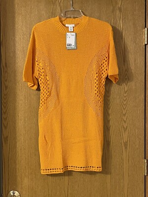 H&M Womens Yellow Mini Sweater Dress Size XS | eBay H&M Womens Yellow Mini Sweater Dress Size XS | eBay