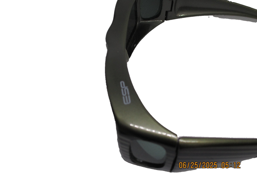 ESP Wraparound Polarized Safety Sunglasses Matte Black Tactical Side Shield ANSI - Afbeelding 7 van 10