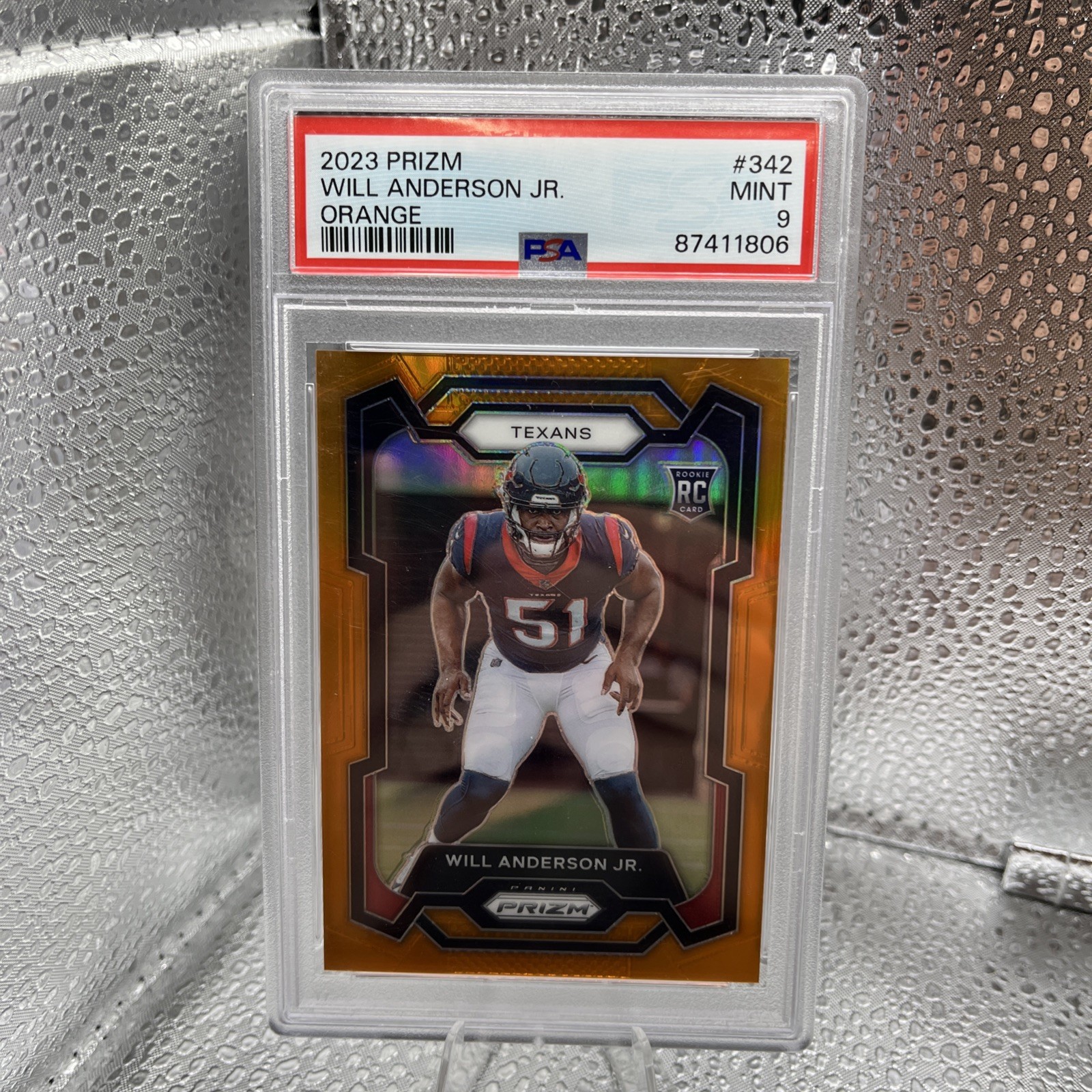 2023 Panini Prizm - Rookies Will Anderson #342 Orange Prizm /249 (RC)