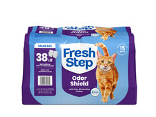 Fresh Step Odor Shield Multi-Cat Clumping Cat Litter,38 lb
