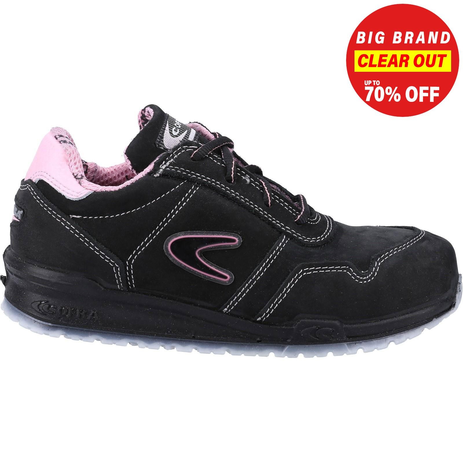 Cofra Alice S3 SRC Womens Protective Working Safety Shoes Trainers Black