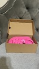 Women’s Pink Slide Sandals Size 6 Rubber Upper Buckle Adjustable Strap — photo 3