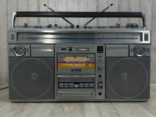 Hitachi TRK-8290 Vintage Boombox AM FM Radio Cassette Recorder Japan