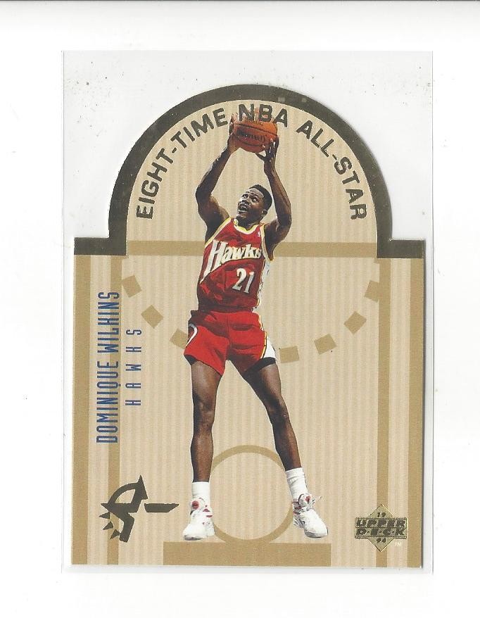 1993-94 Upper Deck SE Die Cut All-Stars #E1 Dominique Wilkins Hawks