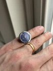 Vintage Seiko Ring Watch Ref 11-0610 Manual Wind - Running