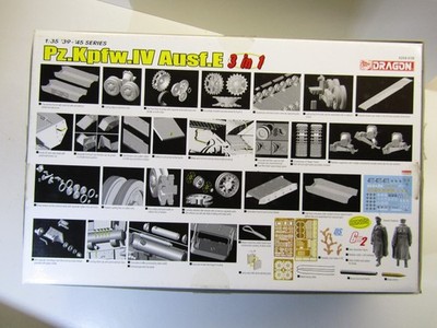 Dragon 1:35 Scale Pz.Kpfw.1V Ausf.E Model Kit # 6264 No Instructions