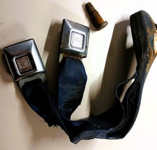 78-87 El Camino Seat Belt Passenger Side Middle Darker Teal Blue Gm 1980 Bench