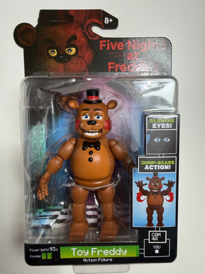 XRARE Jazewares Five Nights At Freddy's Toy Freddy Action Figure 