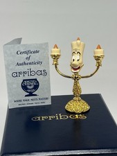 Disney Arribas Brother Lumiere Beauty & The Beast Swarovski Jewelled Figurine