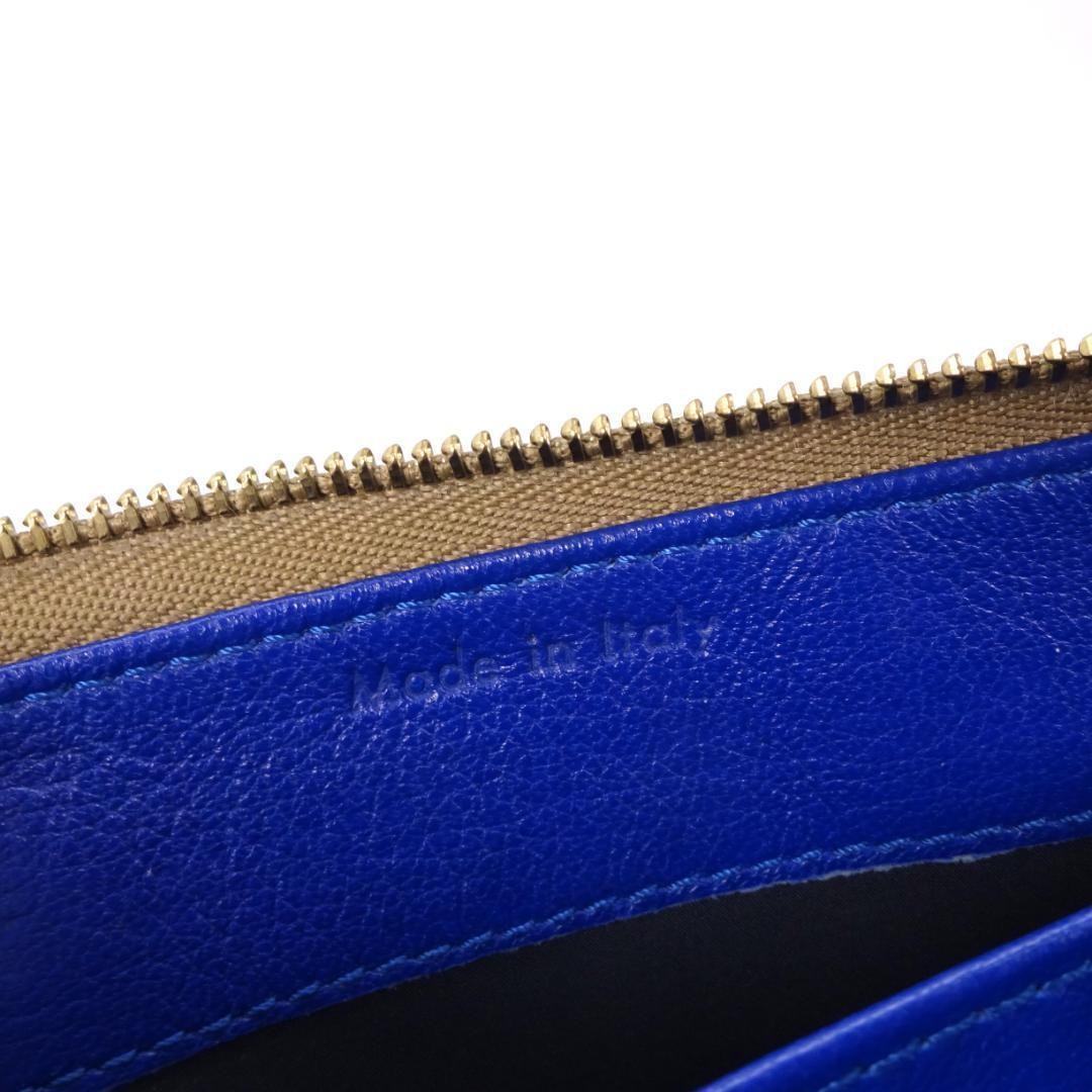 Good Condition Celine Zip Multi function Round Zi… - image 8