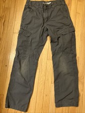 Carhartt Cargo Pants Mens 30x32 Gray Rugged Flex Relaxed Fit Stretch BN3574-M