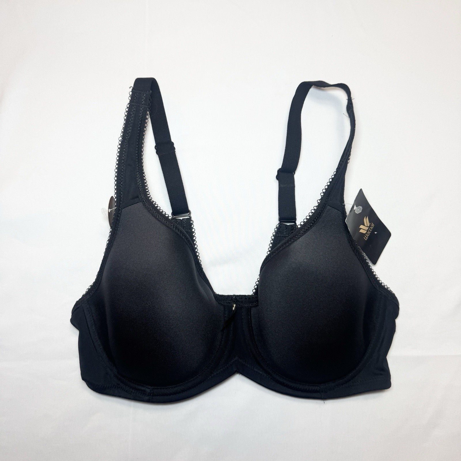 NEW Wacoal 853192 Basic Beauty Spacer T-Shirt Bra SZ 34C Black
