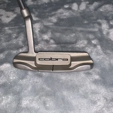 Cobra Milled Face 34" Blade Style Putter Steel Shaft Cobra 3Gen Lamkin Grip