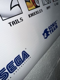 Sonic Adventure Banner 20x42&rdquo;   Dreamcast Poster Retro Vintage-Style Sega