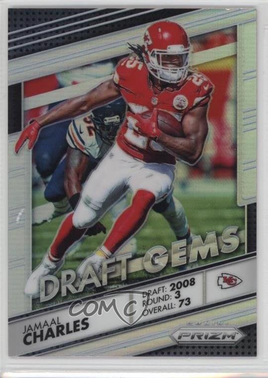 2016 Panini Prizm Draft Gems Silver Prizm Jamaal Charles #9 0c4