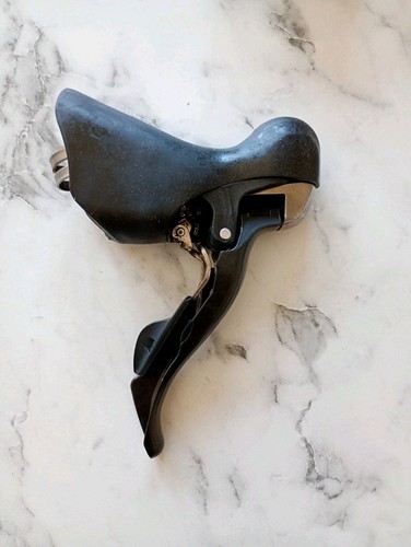 Shimano Ultegra ST-6703 Triple 3 Speed Left Hand Shifter Carbon Brake Lever z93 - Picture 2 of 6