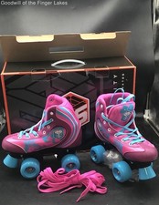 Epic Skates size 2 blue/pink Rollerskates