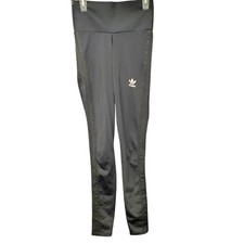 Adidas HC2067 Womens Size XS Black Athletic Leggings Pants Trefoil