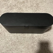 Authentic DYSON Airwrap Leather Presentation CASE ONLY Black Purple Trim