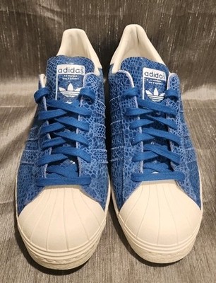 adidas Originals Surf Blue Superstar (S81326) Men's Size 9