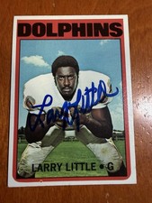 (B) 1972 Topps #240 Larry Little Autograph Signed Rookie Rc Card Miami Dolphins. rookie card picture