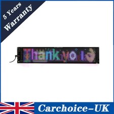 RGB LED Sign Scrolling Message Display Board Screen Programmable APP Control SA