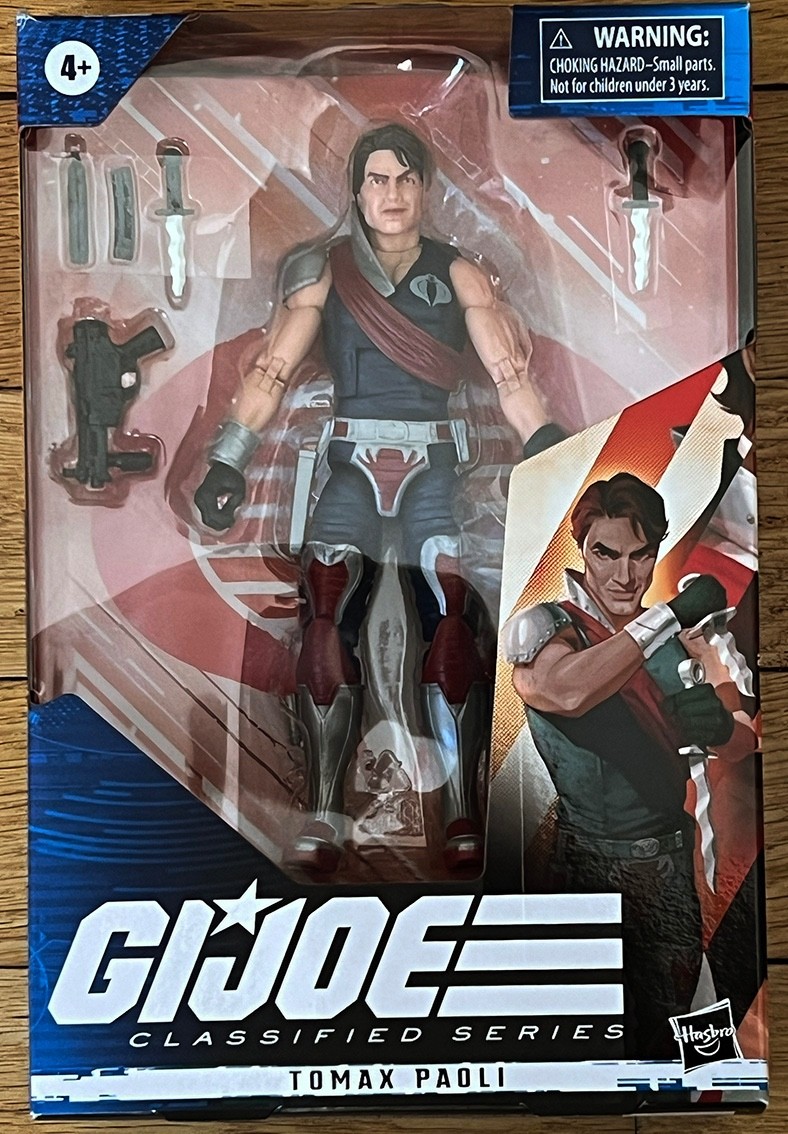 G.I. Joe Classified Series 044 Tomax figurine Hasbro Cobra MISB 6 pouces