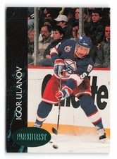 1992-93 Parkhurst Igor Ulanov Emerald Ice #440 Winnipeg Jets