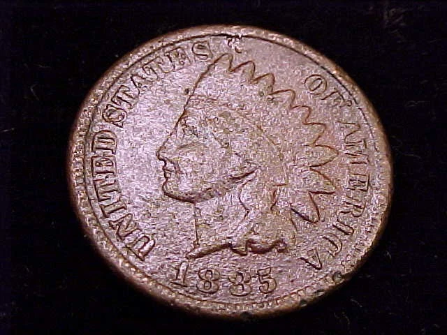 Circulated 1885 Year Indian Head Small Cents (1859-1909) for sale