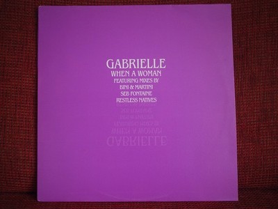 Gabrielle - When A Woman (12'', Maxi) Vinyl - VG+/NM