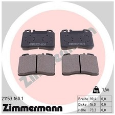 Satz Bremsbeläge Bremsklötze vorne für Mercedes 124 C124 E Klasse W124 241677