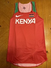 Men s Nike Pro Elite Kenya Olympic Distance Singlet Track Field 898134-XXX XS