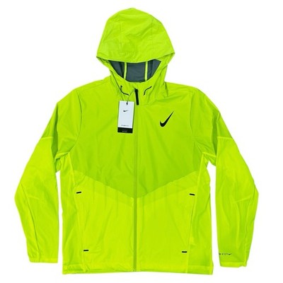 Nike Aeroswift StormFit Aerogami Volt Zip Running Jacket, Size