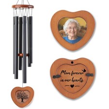 Memorial Wind Chimes for Loss of Mother - 36'' Outside Sympathy Wind Chimes G...