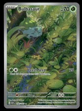 Pokemon Cards Bulbasaur 166/165 151 Illustration Rare NM
