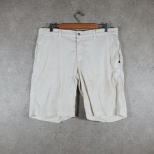 Vintage Tiger Woods Collection Golf Shorts Men?s W36 Cream BA6138