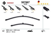 SWF Wischblatt Scheibenwischer Connect Made IN Germany 507867 FüR Opel Corsa S07
