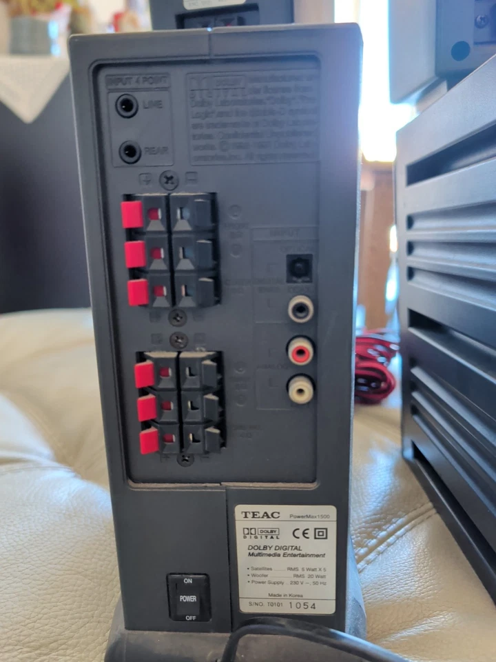 amplificatore home theatre 5.1 Teac Powermax 1500 - Immagine 3 di 4