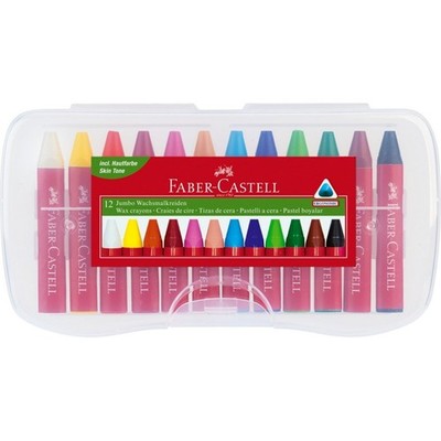 Faber-Castell Wachsmalkreiden Jumbo 12er Box